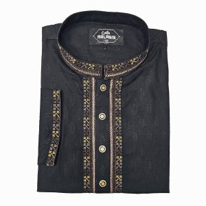 exclusive embroidery cotton panjabi with premium box