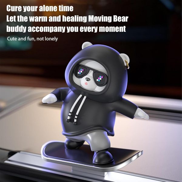 bear dashboard decorations | car interior decoration funny skateboard bear decoration, dashboard car decor, car dashboard ornament