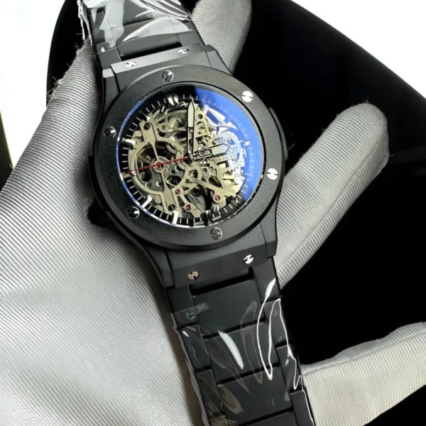 premium stainless steel strap wrist watch for men.