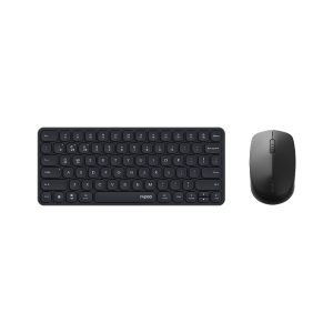 rapoo 9010m multi mode wireless keyboard & mouse combo – black