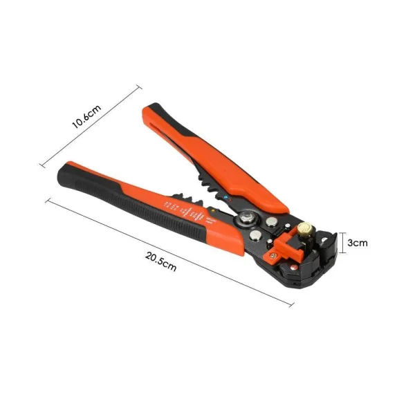 multi functiona cable wire stripper with cutter & crimper automatic wire stripping pliers crimping tool 10 24awg
