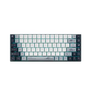 rapoo mt510pro multi mode mechanical backlit keyboard – white blue