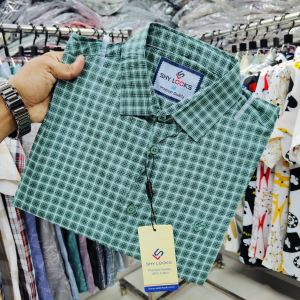 pure cotton full sleeve check shirt for men's