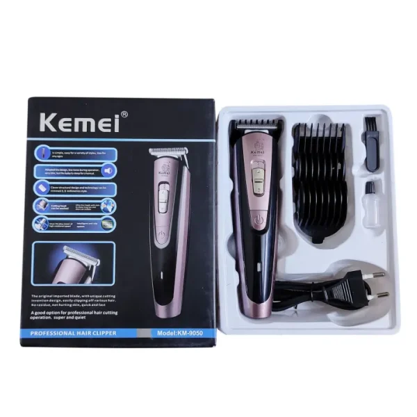 kemei km 9050 rechargeable hair trimmer