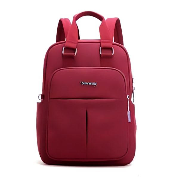 new leisure nylon ladies china bagpack (maroon)