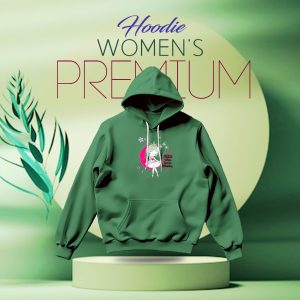 premium comfortable (baby toys green) ladies winter hoodie