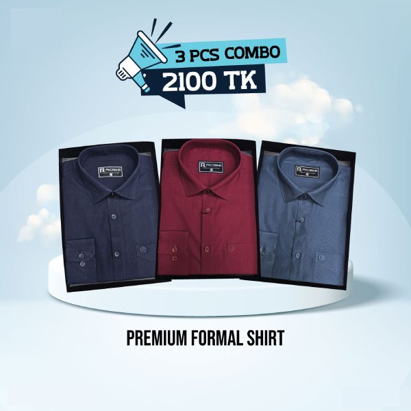 combo cotton exclusive formal shirt