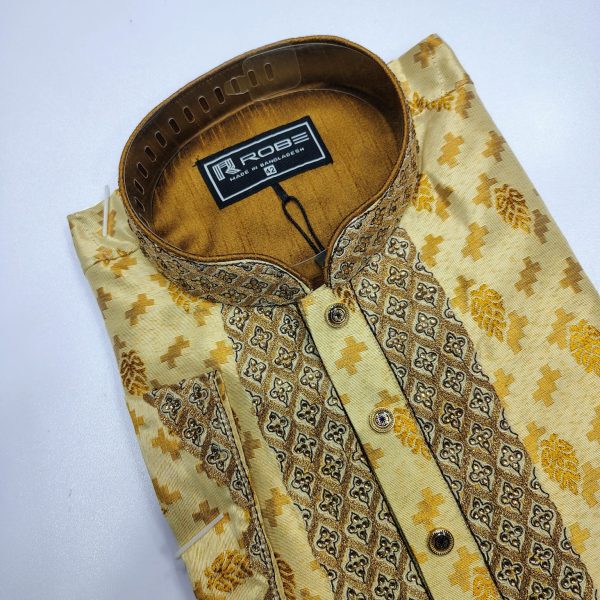 indian cotton gorgeous karchupi panjabi