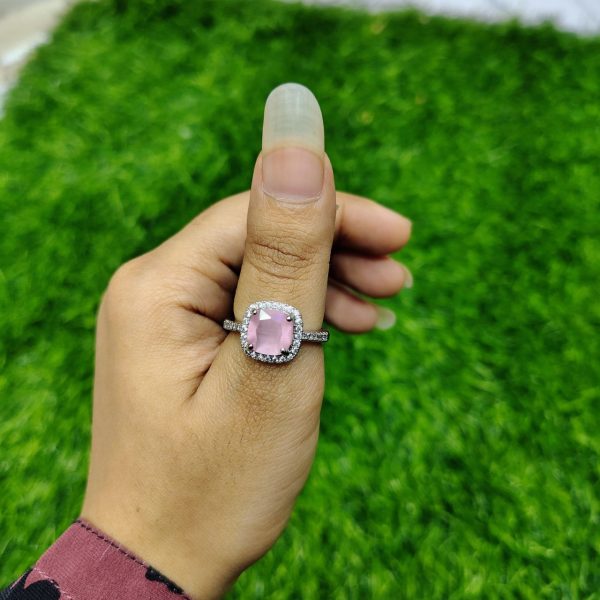 blush pink elegance ring