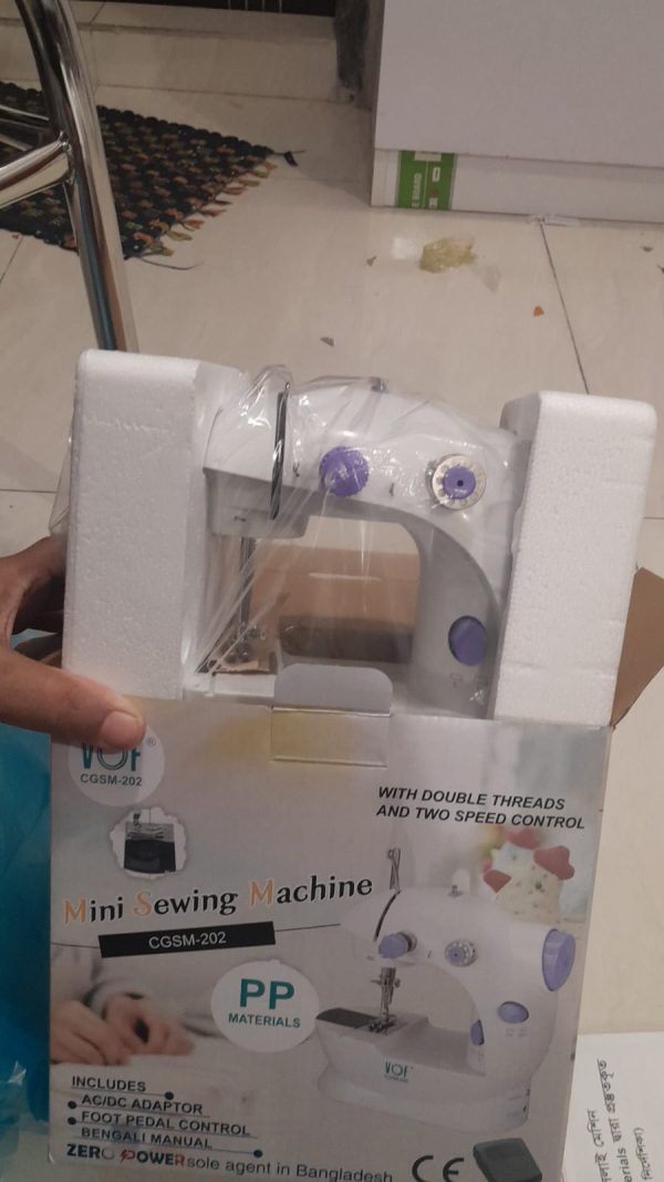 portable mini sewing machine vof cgsm202