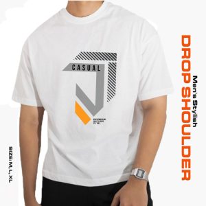 men's stylish drop shoulder t shirt
