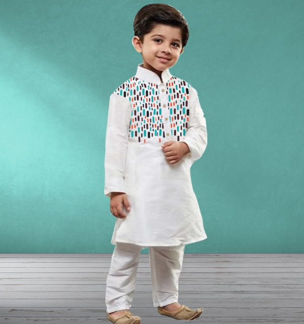 printed stylish panjabi for kids (2 to 16 years)