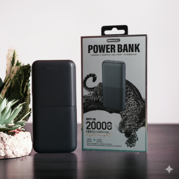 Remax RPP-26 20000mAh Powerbank 2 Inputs Type - Image 3