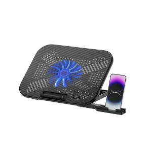 rapoo cf100 high efficiency laptop cooling pad – black