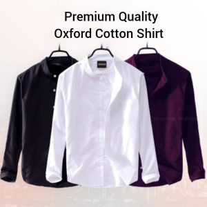 3 pcs combo men's ban collar cotton shirt 