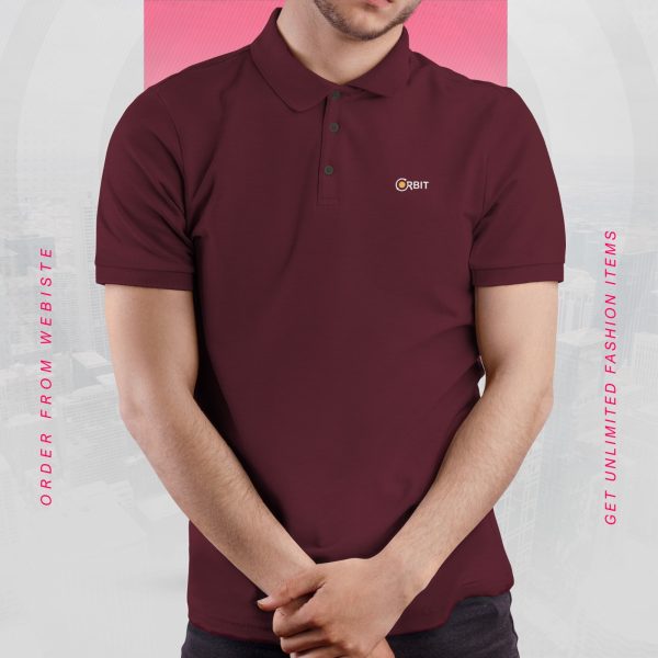 men's cotton polo shirt