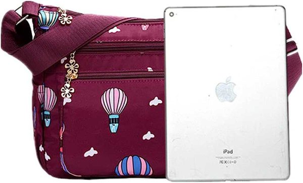 korean sports travel shoulder bag (purple)