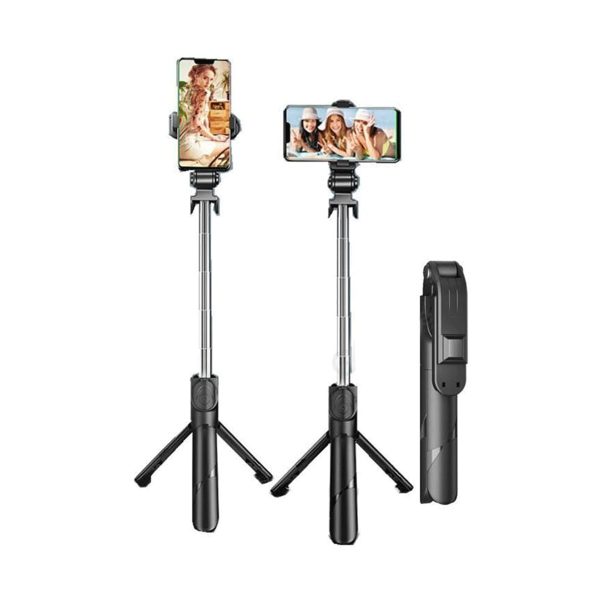q07 bluetooth integrated selfie stick and bluetooth remote control