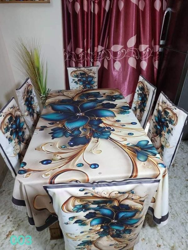 china premium 3d print table cloth set