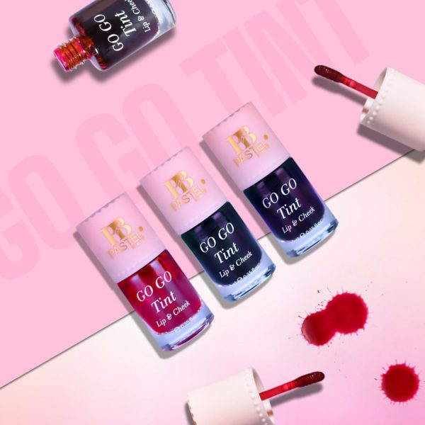 pastel beauty go go tint lip & cheek (red)