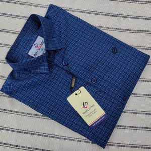 cotton full sleeve check shirt for men's