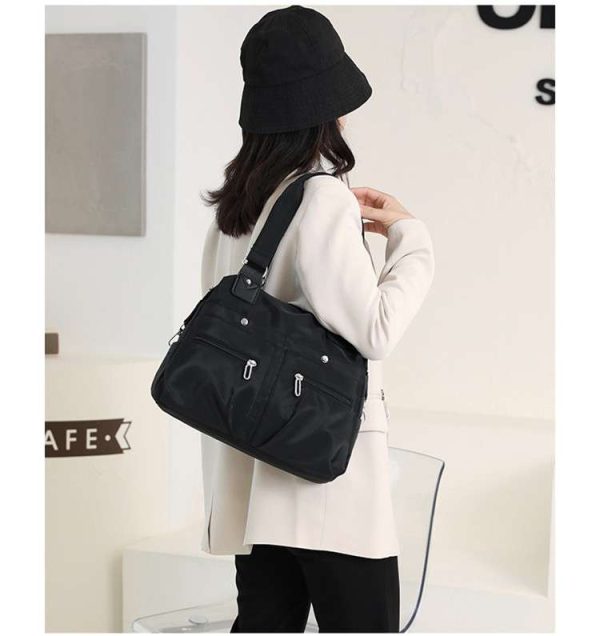 women's handbag solid (black)