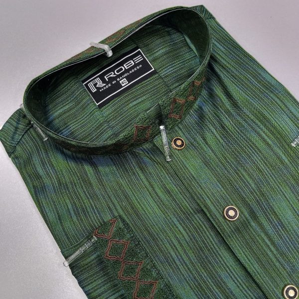 indian exclusive embroidery panjabi