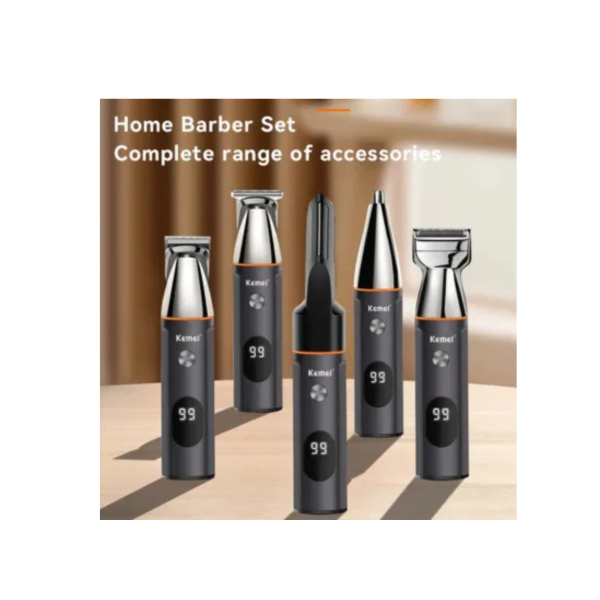 kemei km 5857 5 in 1 professional hair trimmer