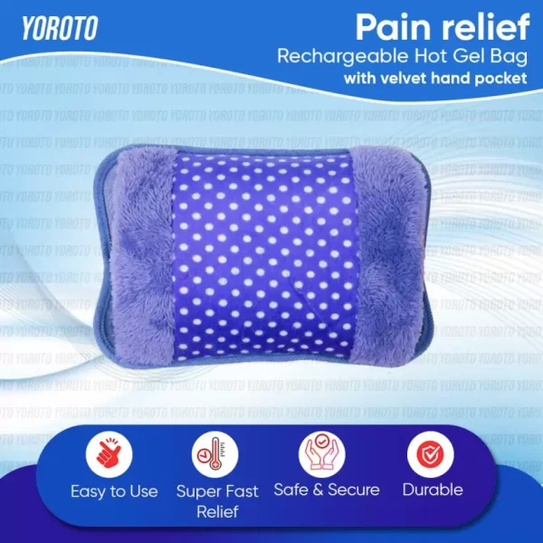 electric hot water bag pain remover multicolour hot water bag