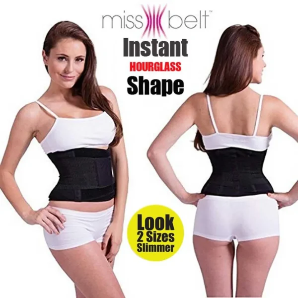 miss belt body shaper for an instant hourglass shape