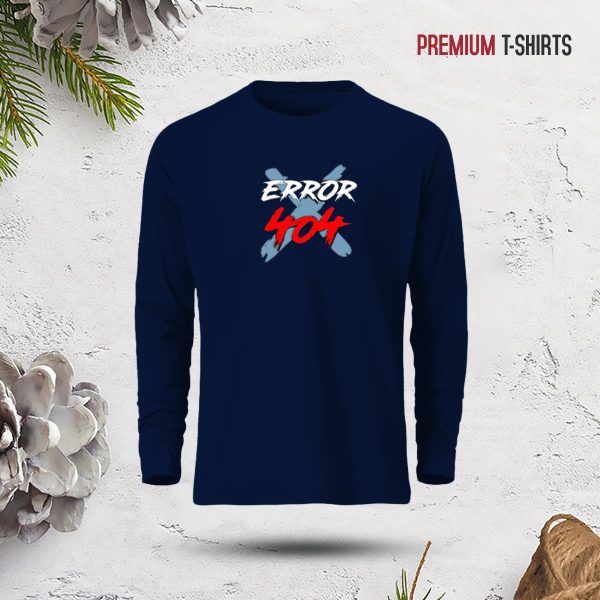 men's full sleeve (error) t shirt