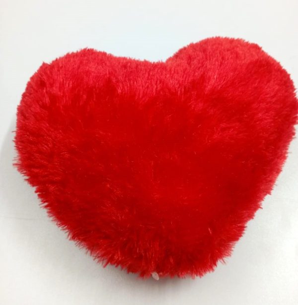 heart shape red love pillow | send soft toys as gifts