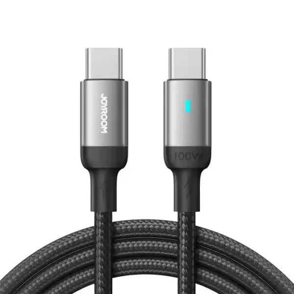 joyroom s cc100a10 100w nylon type c to type c cable 1m