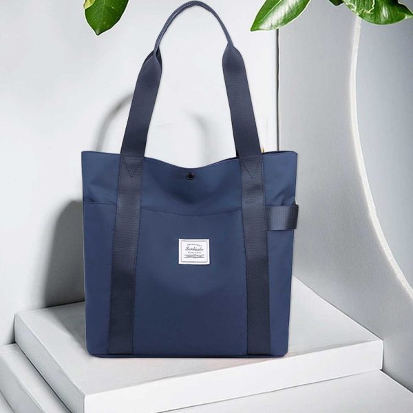 fashion shopping bag (blue)