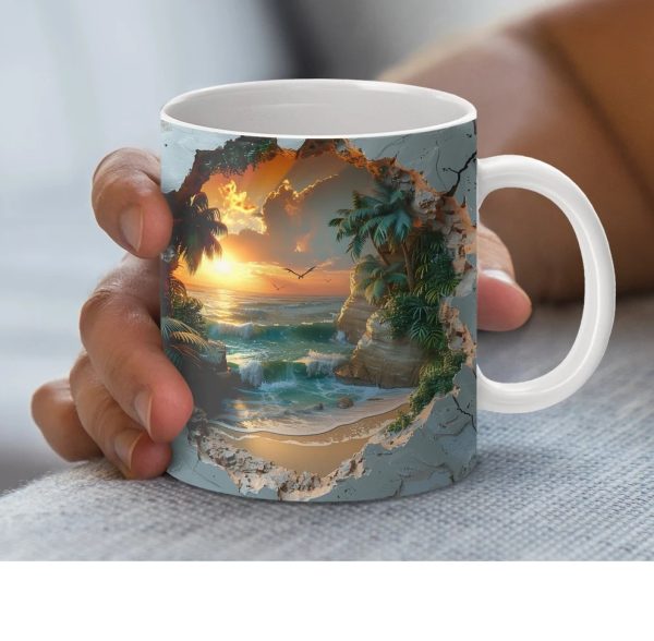 attractive 3d design mug