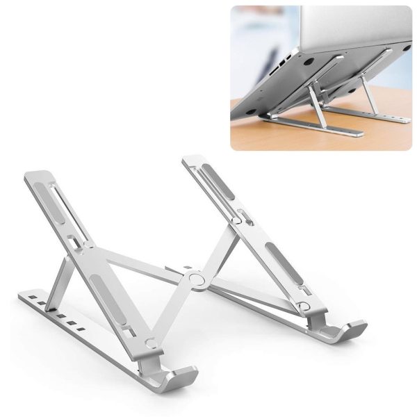 aluminum alloy adjustable portable folding notebook stand foldable laptop stand