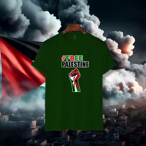 free palestine cotton t shirt