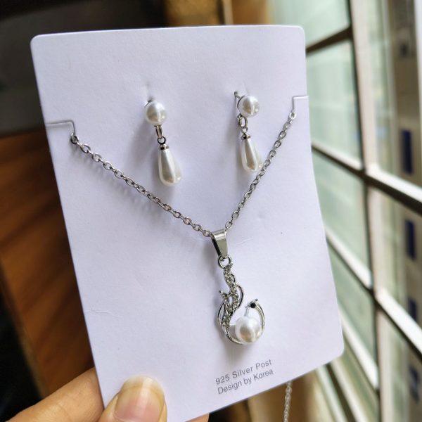 korean pearl jewelry set