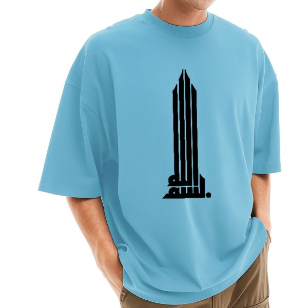 men's stylish drop shoulder (sky)