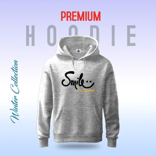 premium comfortable (smile it's sunnah) winter hoodie