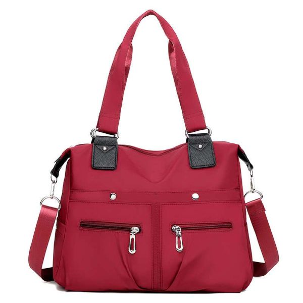 women's handbag solid (red )