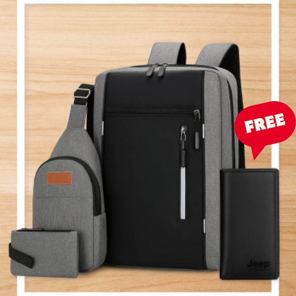 premium travel bag set 3.1 + free wallet