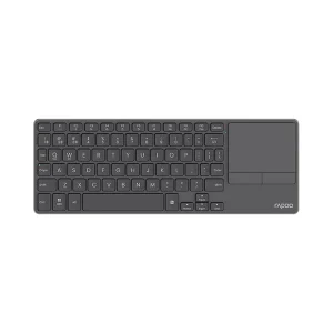 rapoo e900t portable wireless keyboard with touchpad – black