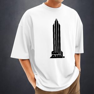 men's stylish drop shoulder (white)