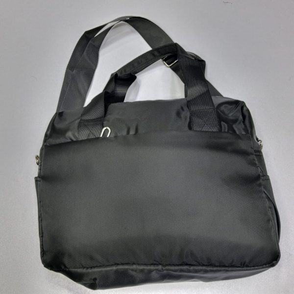 luxury bag waterproof nylon shoulder ladies travel crossbody (black )