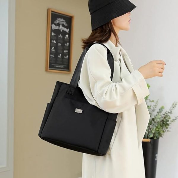 fashion shopping bag (black)