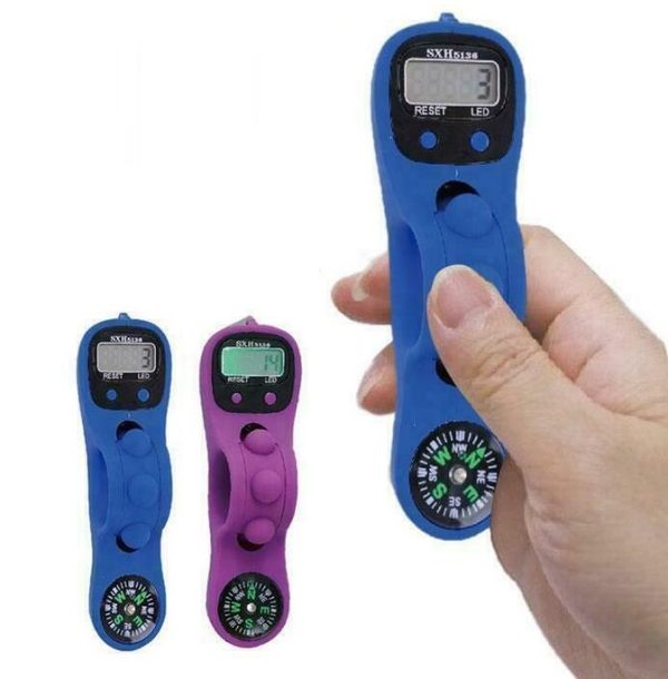 digital count tashbih with qibla compass