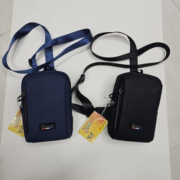 square men bags fashion solid color zipper canvas crossbody bag all match simple phone bag lady