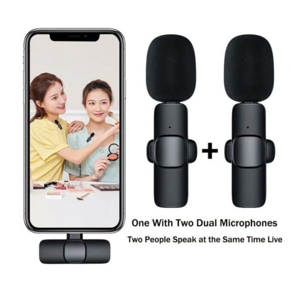 wireless k9 microphone portable audio video recording mic mobile c type