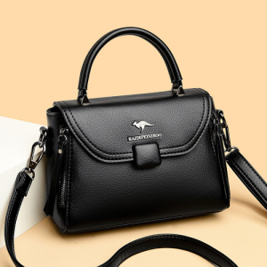 luxury designer fashion artificial leather kangaroo handbag